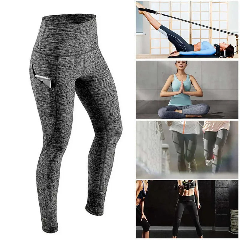 Leggings Mujer Yoga Pantalon Bolsillos