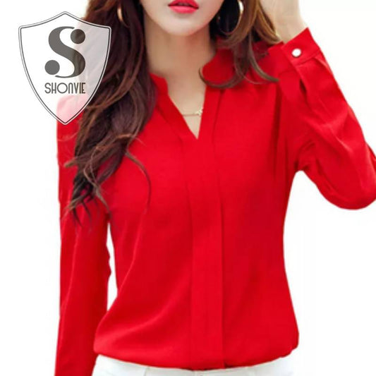 Women's Long Sleeve Blouse Fashion Elegant