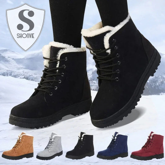 Warme, bequeme Winterstiefel für Damen