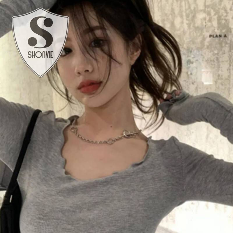 Camiseta Mujer Sexy Fashion Irregular