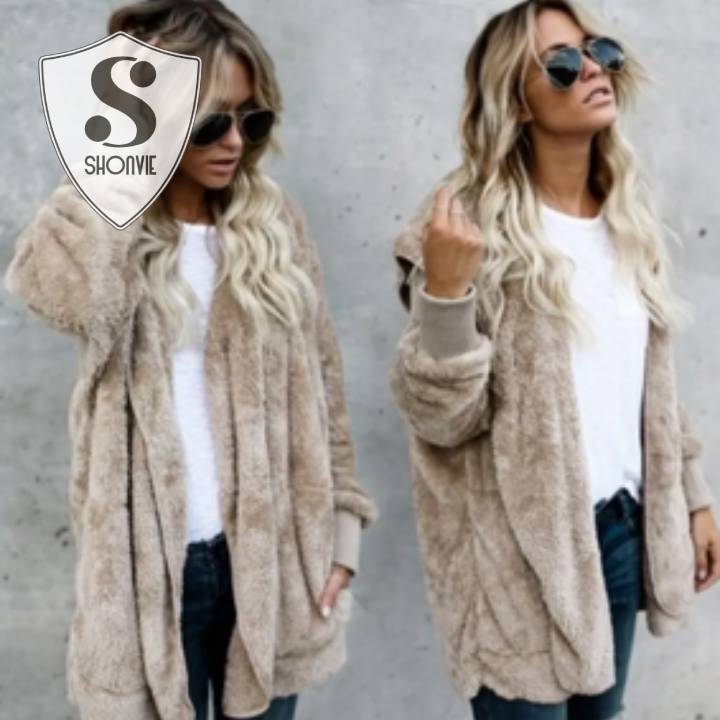 Warme Strickjacke Damen Langarm Herbst