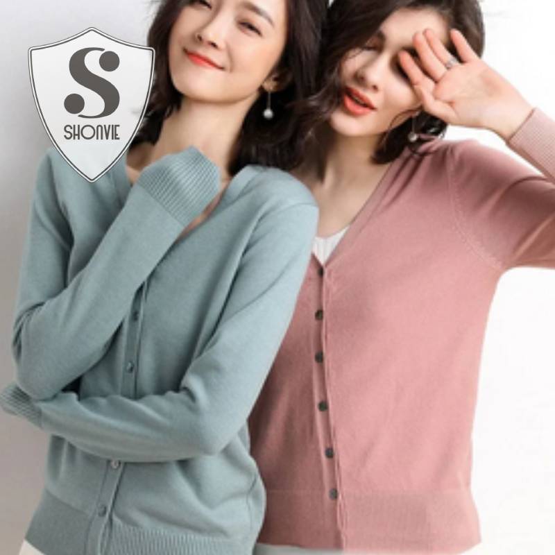 Damen-Cardigan, warm, modisch, einfarbig