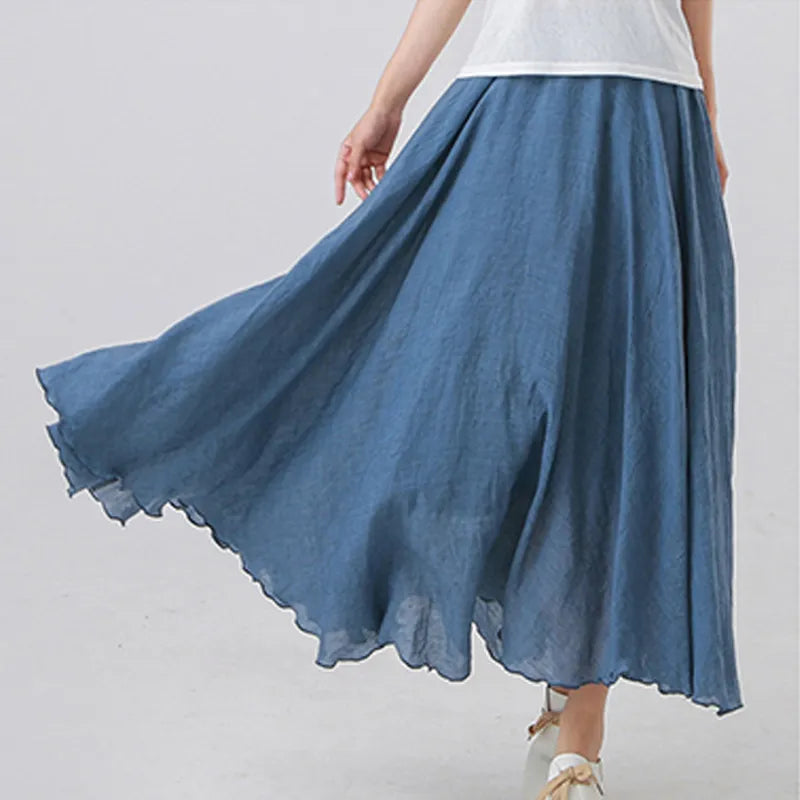 Comfortable Long Summer Beach Skirt