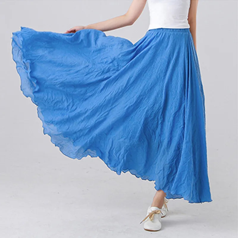 Comfortable Long Summer Beach Skirt
