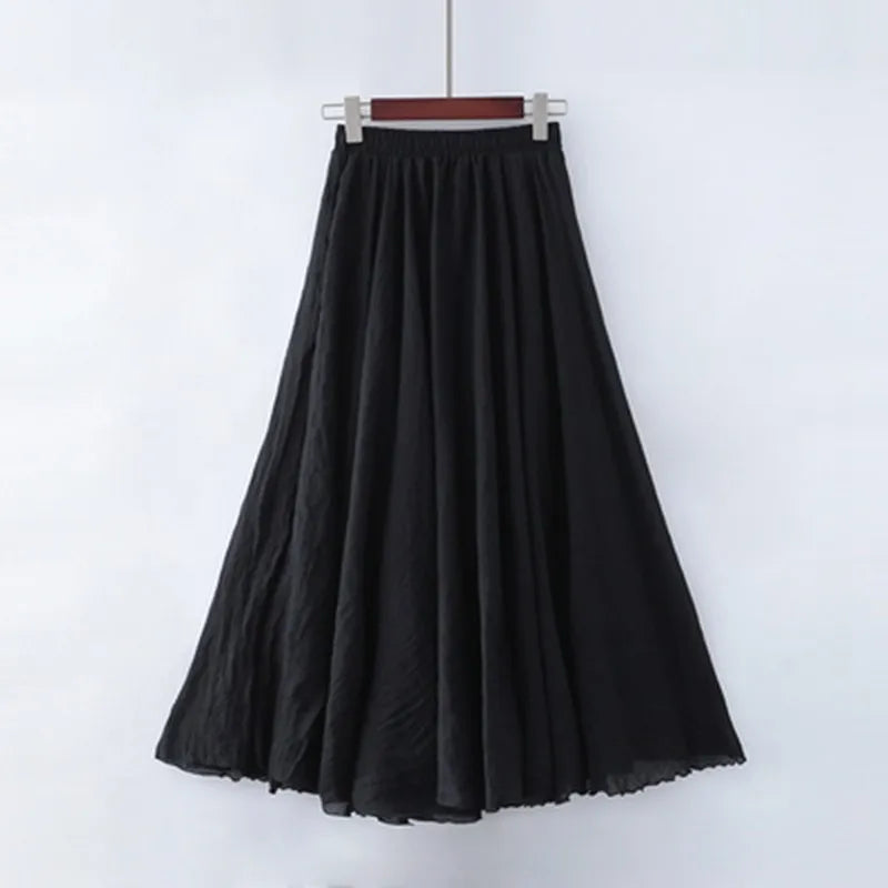 Comfortable Long Summer Beach Skirt