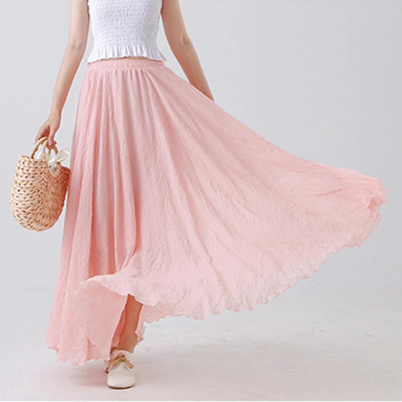 Comfortable Long Summer Beach Skirt