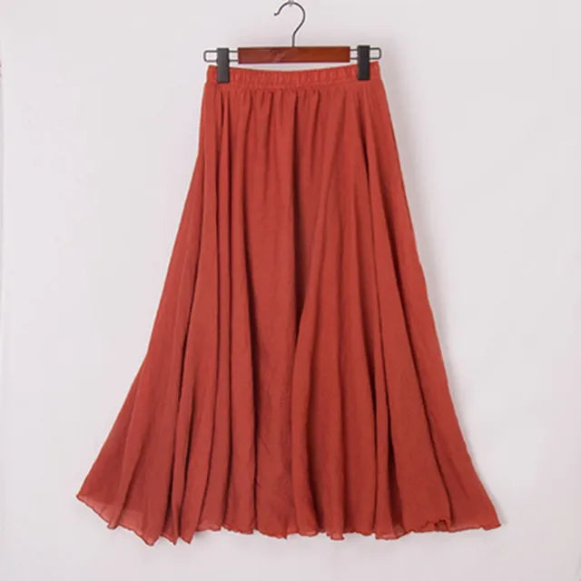Comfortable Long Summer Beach Skirt