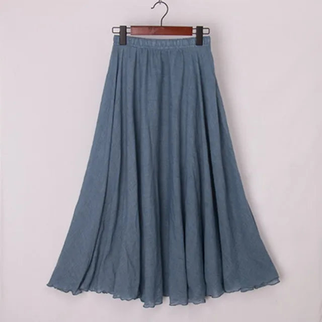 Comfortable Long Summer Beach Skirt