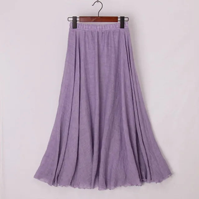Comfortable Long Summer Beach Skirt
