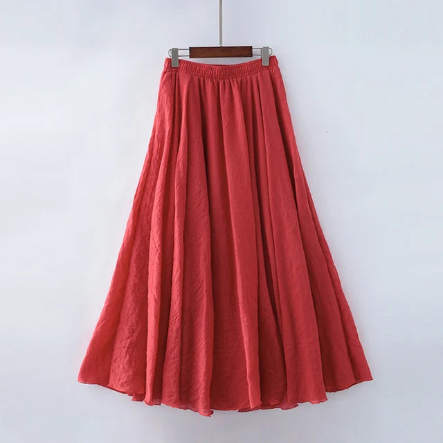Comfortable Long Summer Beach Skirt