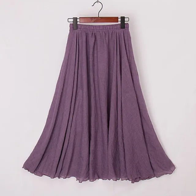 Comfortable Long Summer Beach Skirt