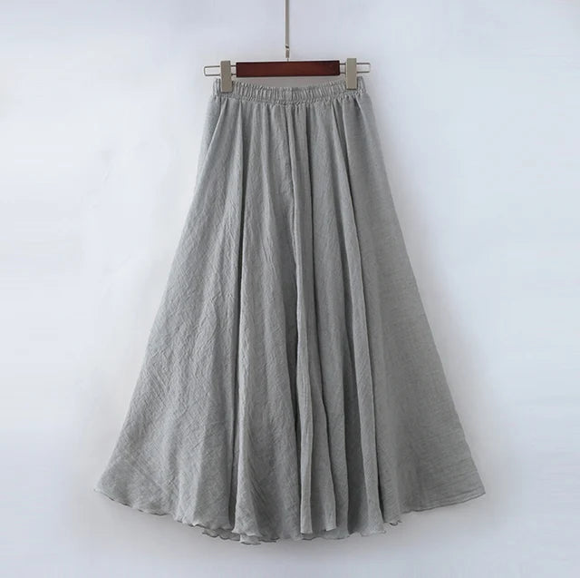 Comfortable Long Summer Beach Skirt