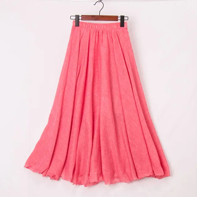 Comfortable Long Summer Beach Skirt