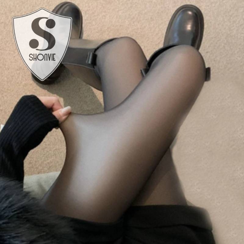 Medias Mujer Nylon Sexy Calidas Con Pie