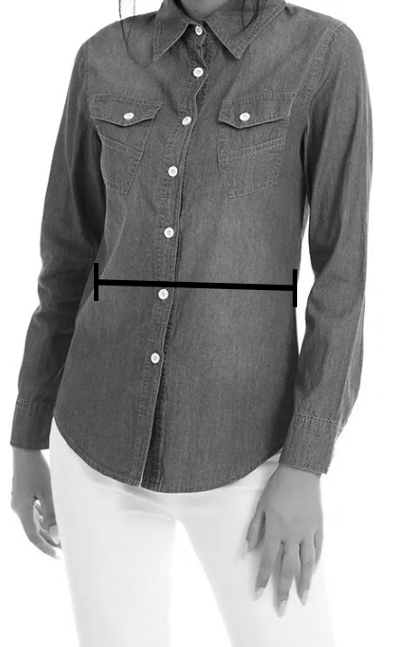 Camisa Mujer Denim Corta Sexy