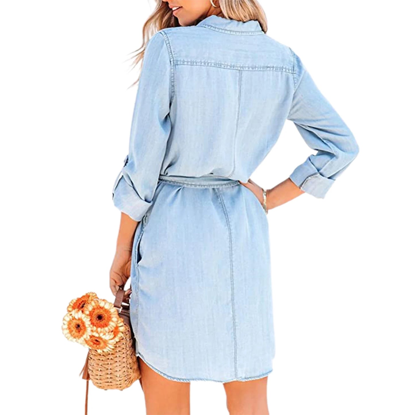 Women's Short Casual Denim Dress