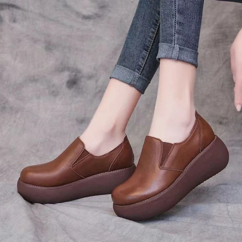 Zapatos Mujer Redondo Plataforma Primavera Verano