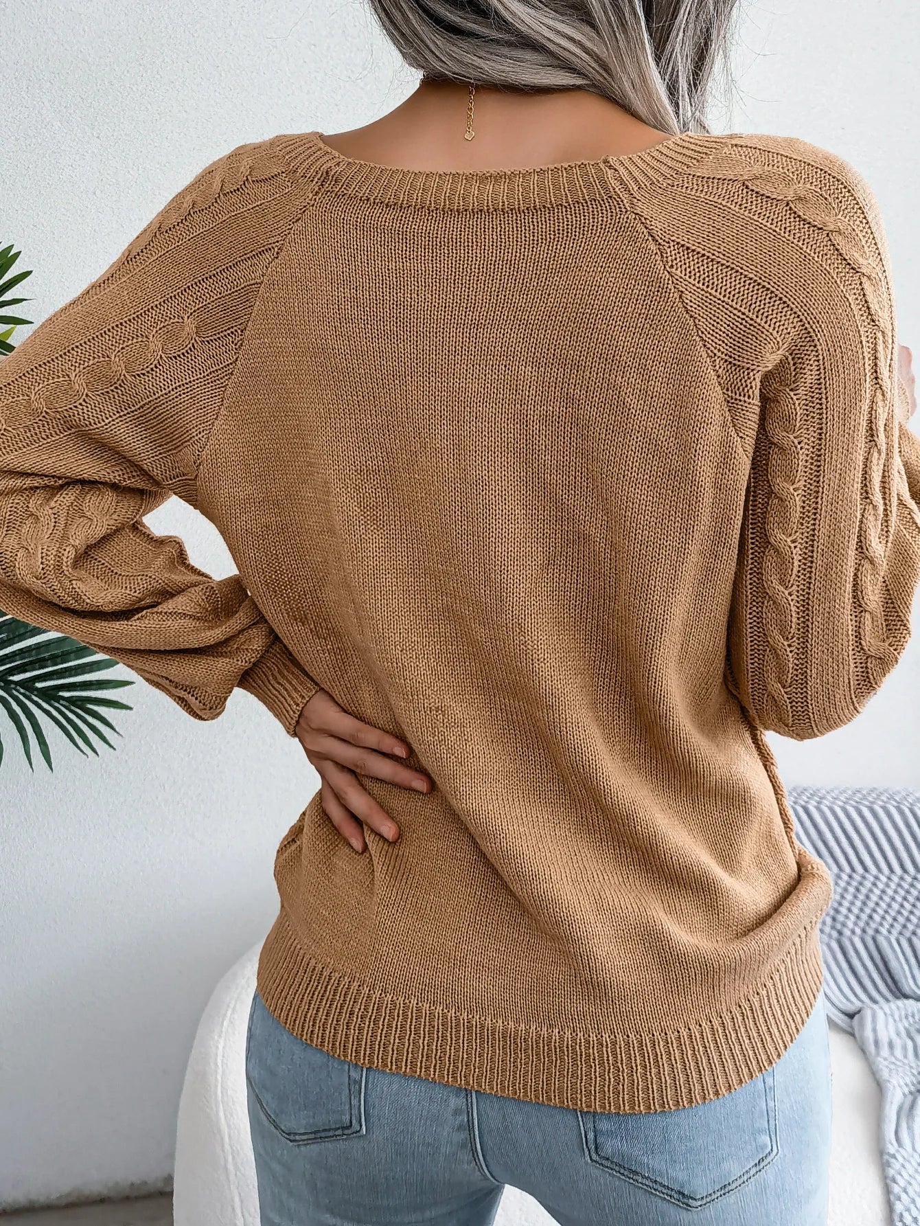 Jersey Mujer Fino Botones Fashion