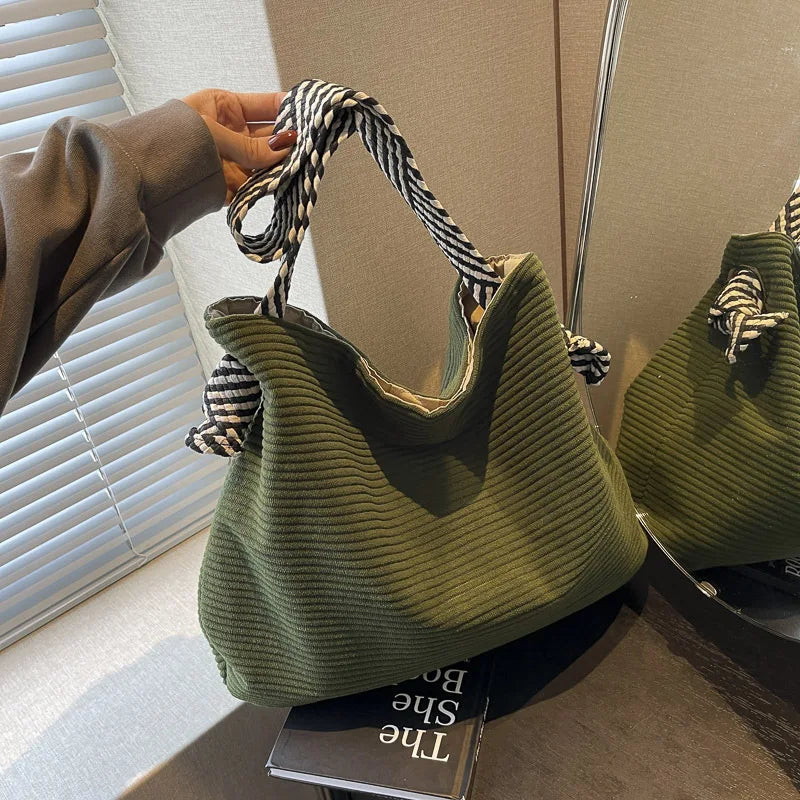 Bolsa Mujer Casual Pana Pequeña