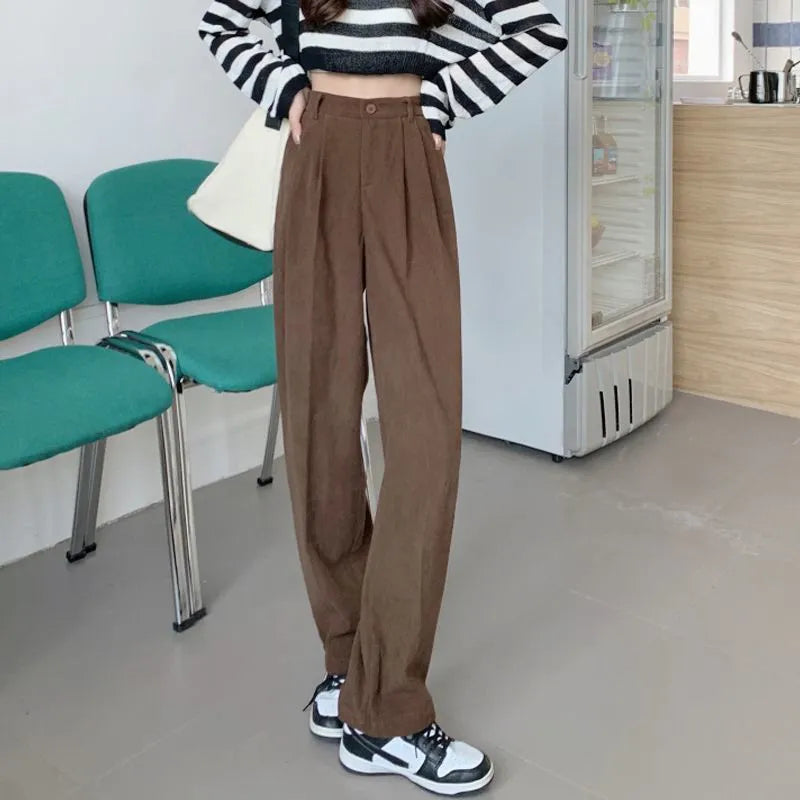 Women's Casual Vintage Pockets Pants