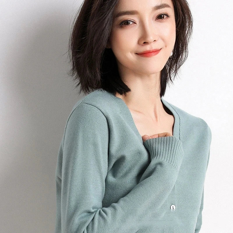 Damen-Cardigan, warm, modisch, einfarbig
