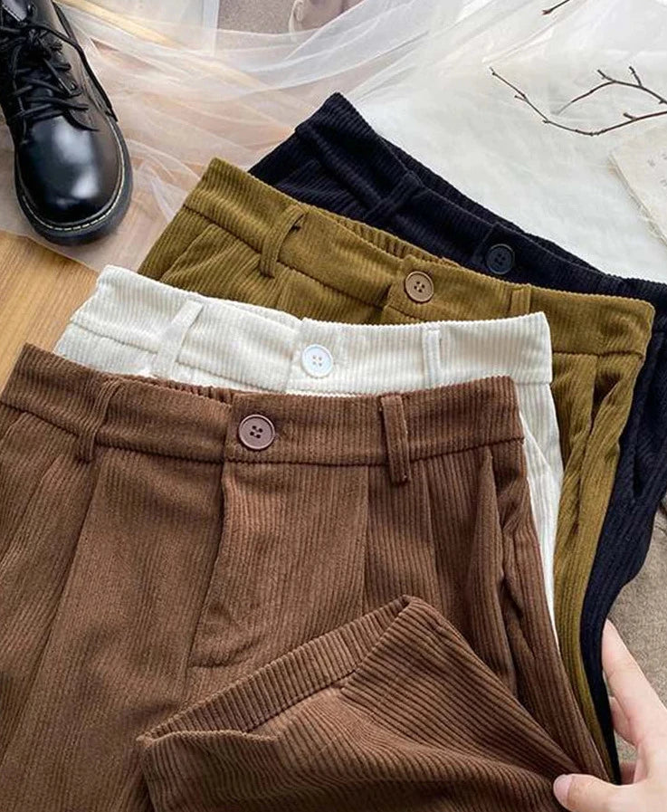 Women's Casual Vintage Pockets Pants