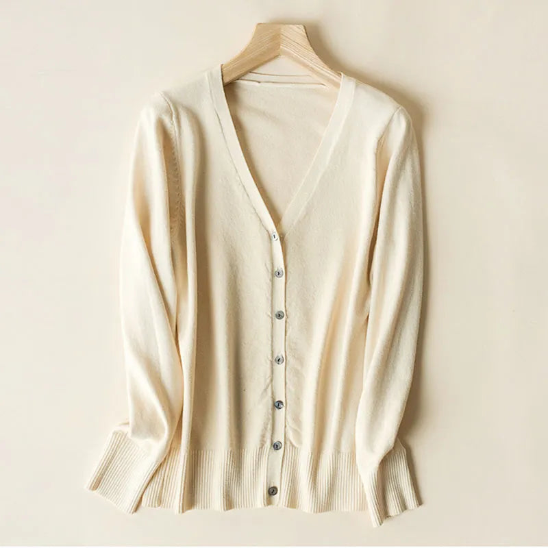 Damen-Cardigan, warm, modisch, einfarbig