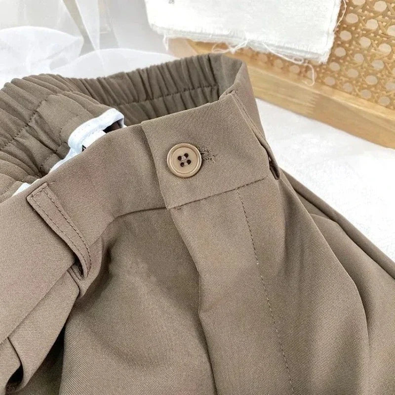 Women's Fashion Office Elastic Trousers