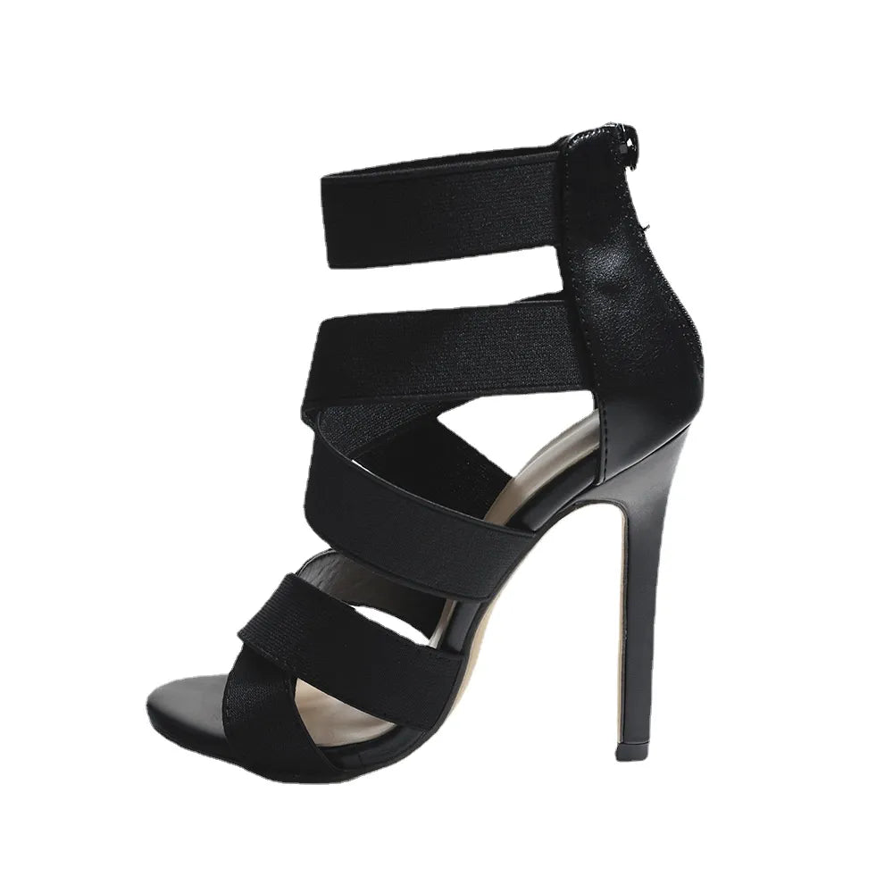 Damenschuhe öffnen Nacht-High-Heels