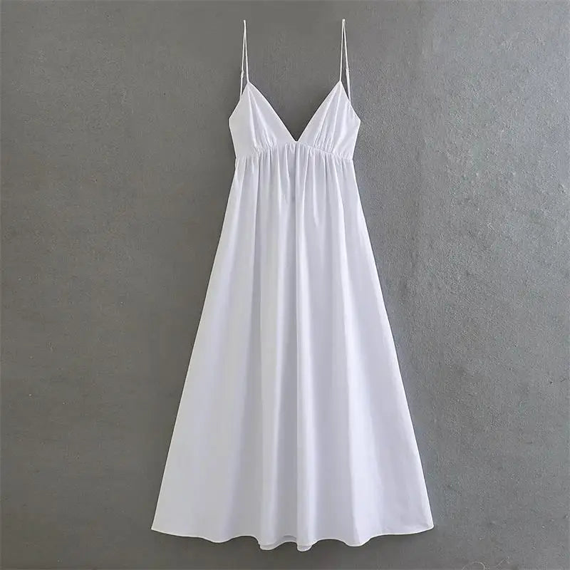 Vestido Mujer Verano Elegante Fresco