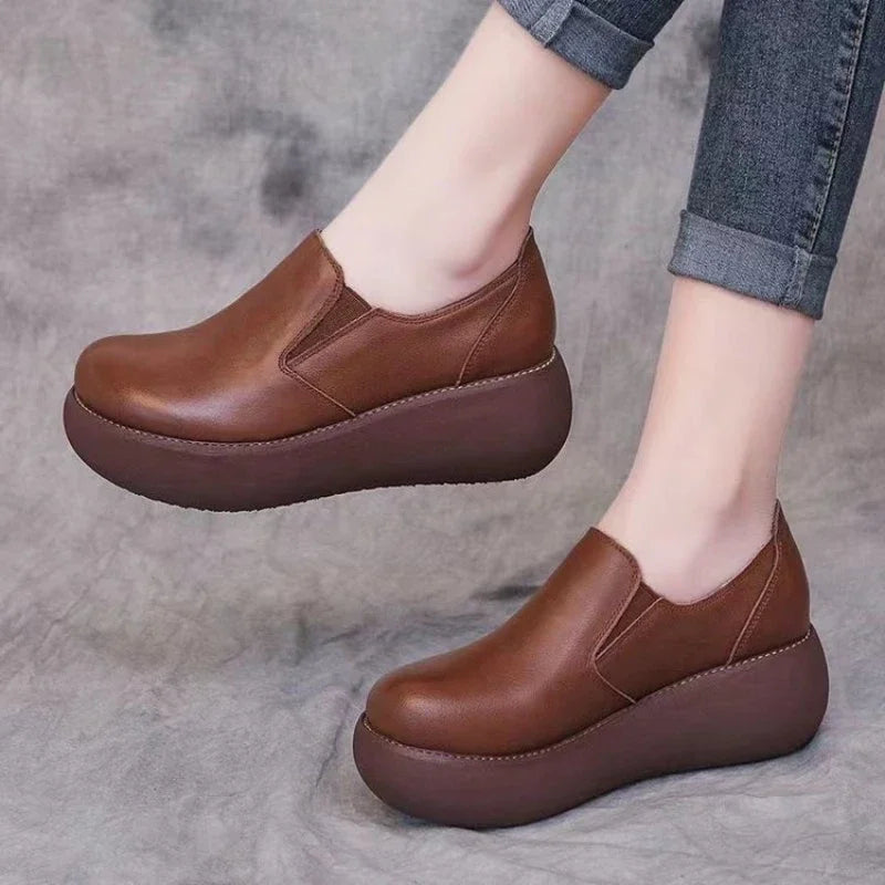 Zapatos Mujer Redondo Plataforma Primavera Verano