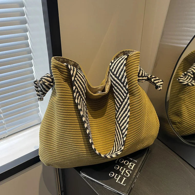 Bolsa Mujer Casual Pana Pequeña