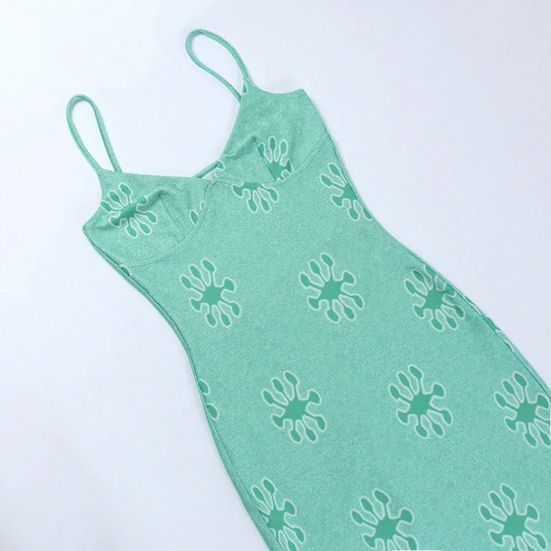 Long Summer Translucent Women's Dress