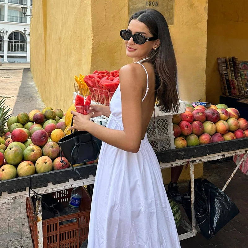 Vestido Mujer Verano Elegante Fresco