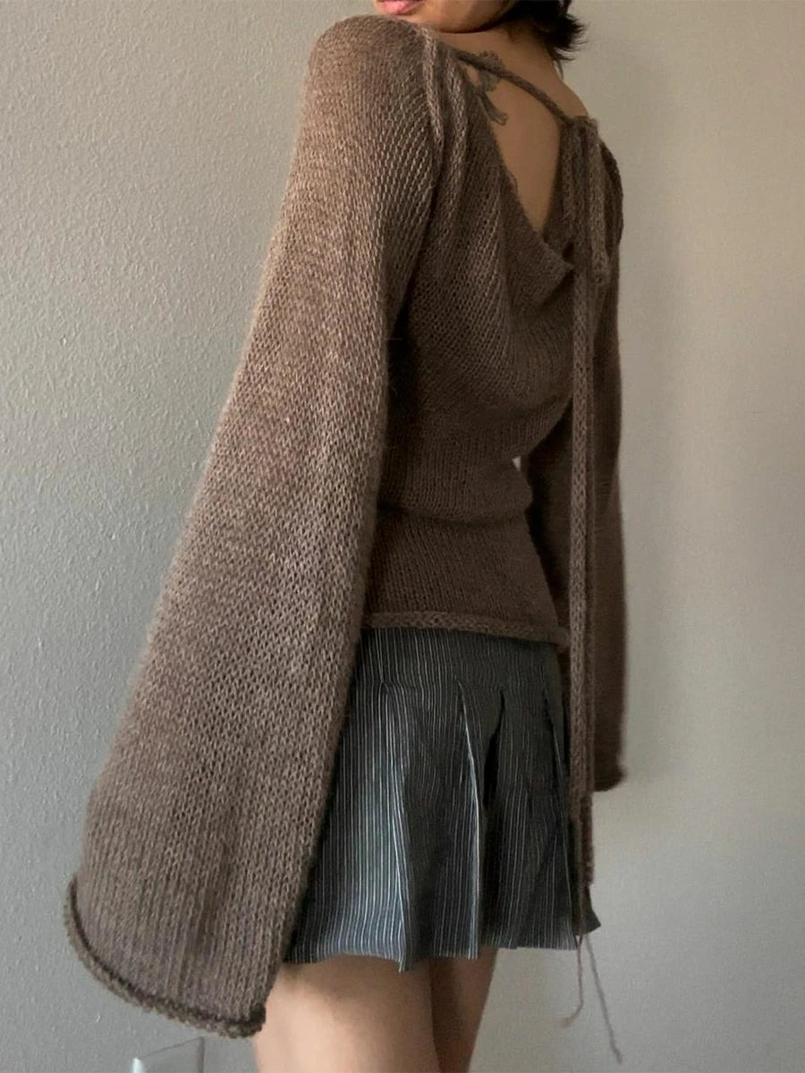Suéter Mujer Holgado Fresco Verano