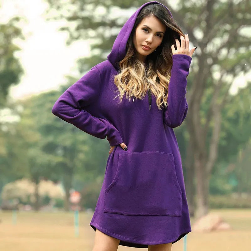 Sudadera Mujer Larga Comoda Casual