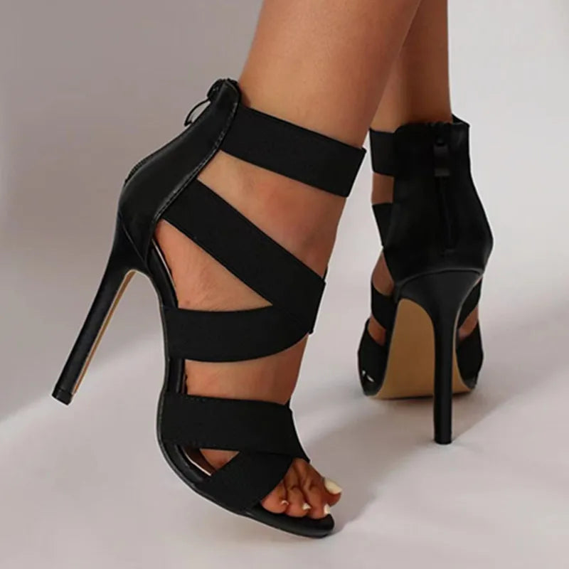 Damenschuhe öffnen Nacht-High-Heels