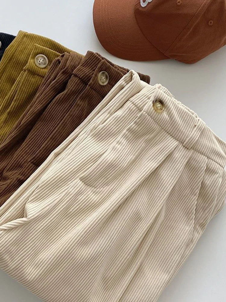 Women's Casual Vintage Pockets Pants