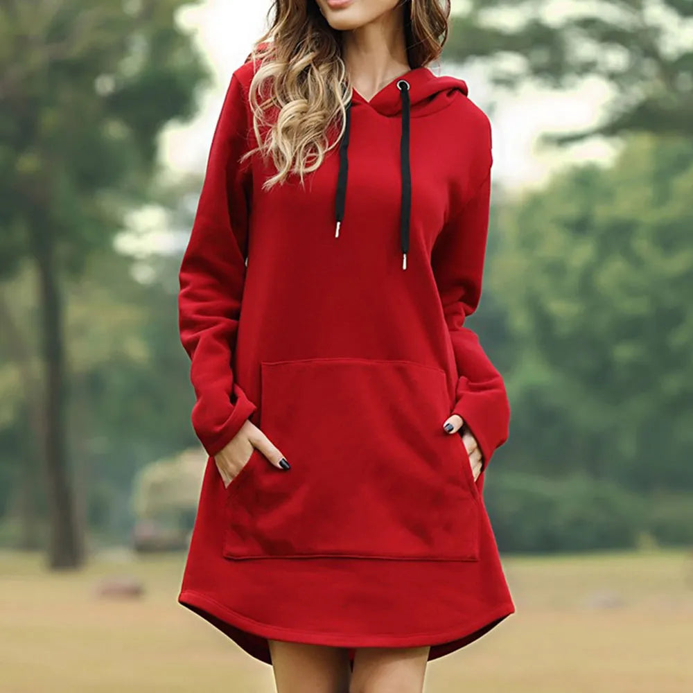 Sudadera Mujer Larga Comoda Casual