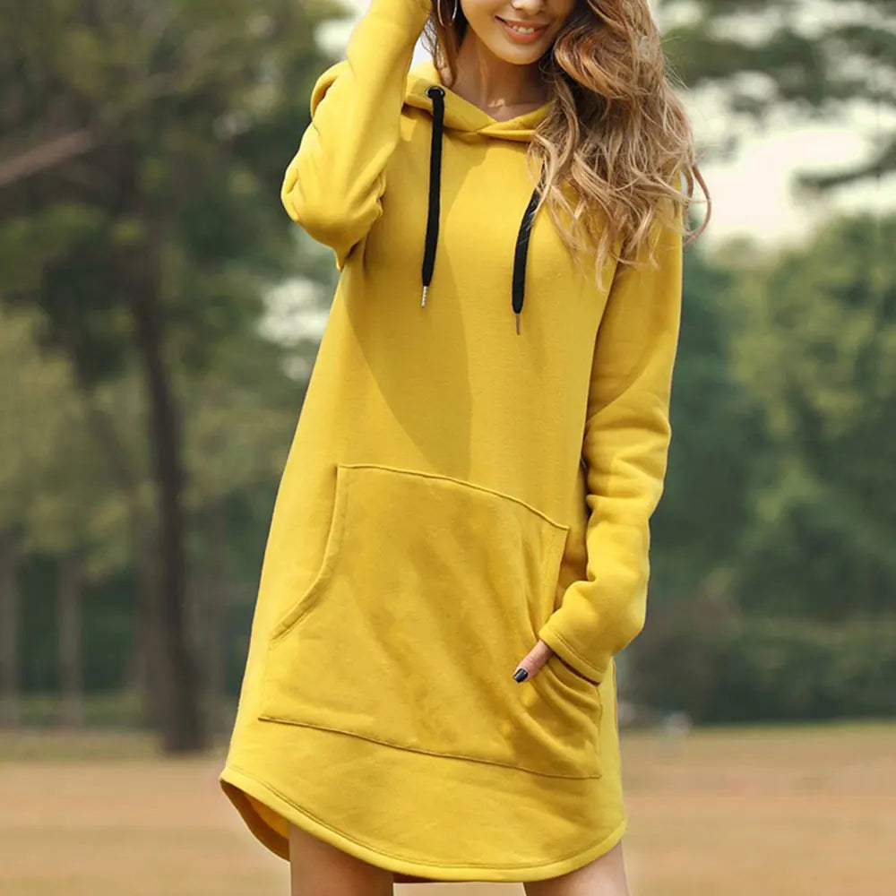 Sudadera Mujer Larga Comoda Casual