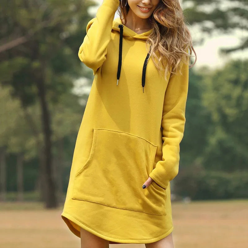 Sudadera Mujer Larga Comoda Casual