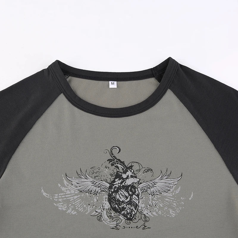 Camiseta Mujer Corta Verano Fashion