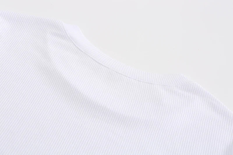 Camiseta Mujer Básica Corta Cómoda