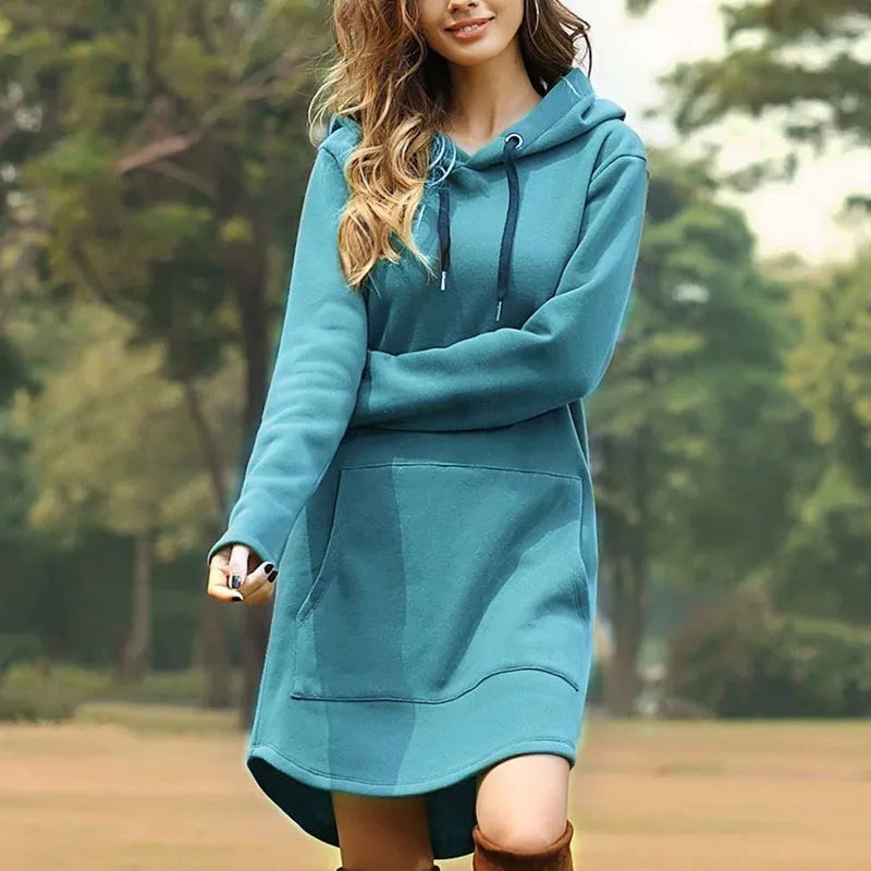 Sudadera Mujer Larga Comoda Casual