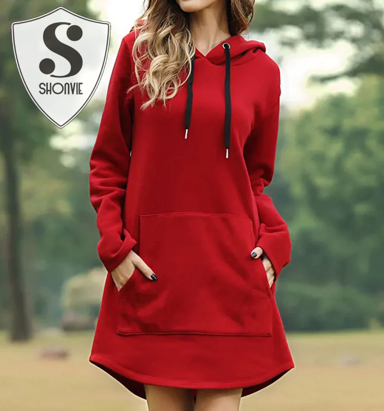 Sudadera Mujer Larga Comoda Casual