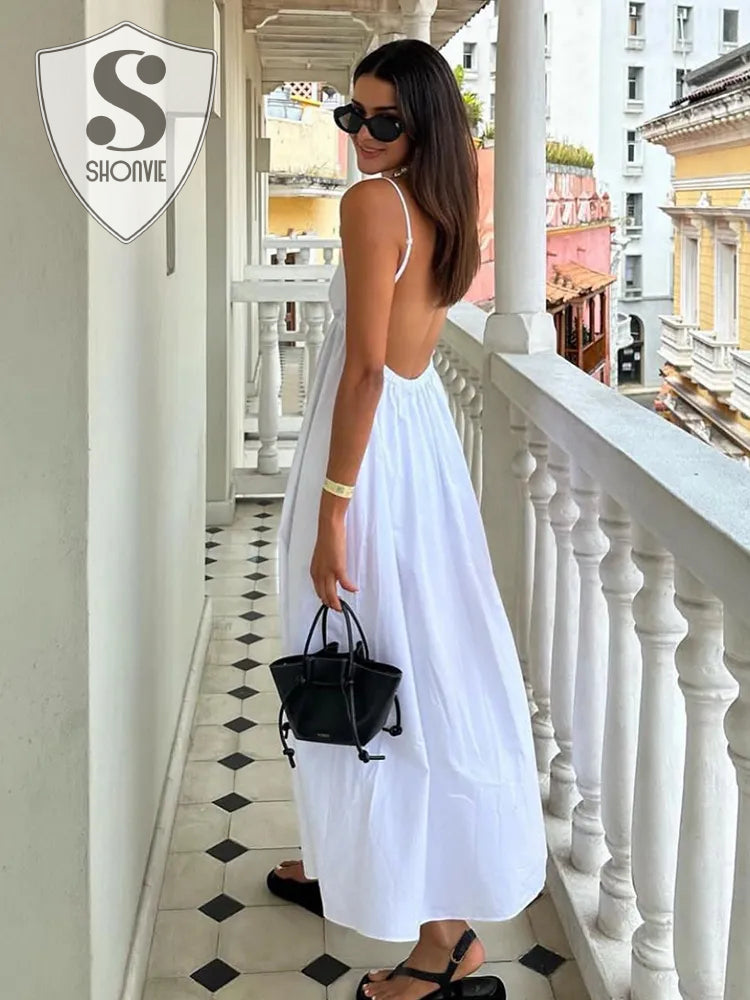 Vestido Mujer Verano Elegante Fresco