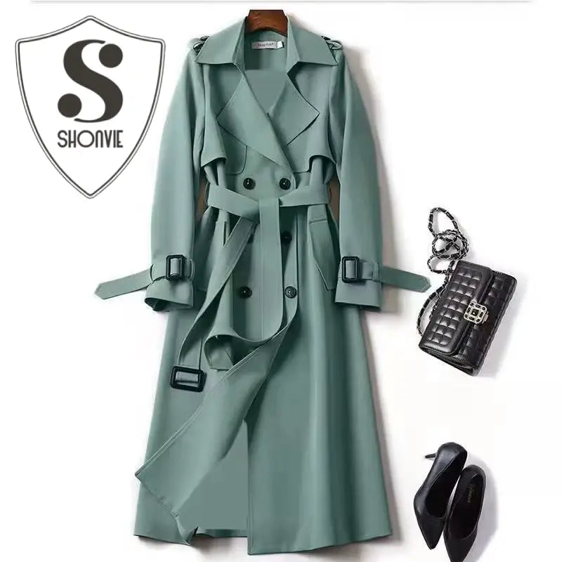 Abrigo Lluvia Gabardina Trench Coat