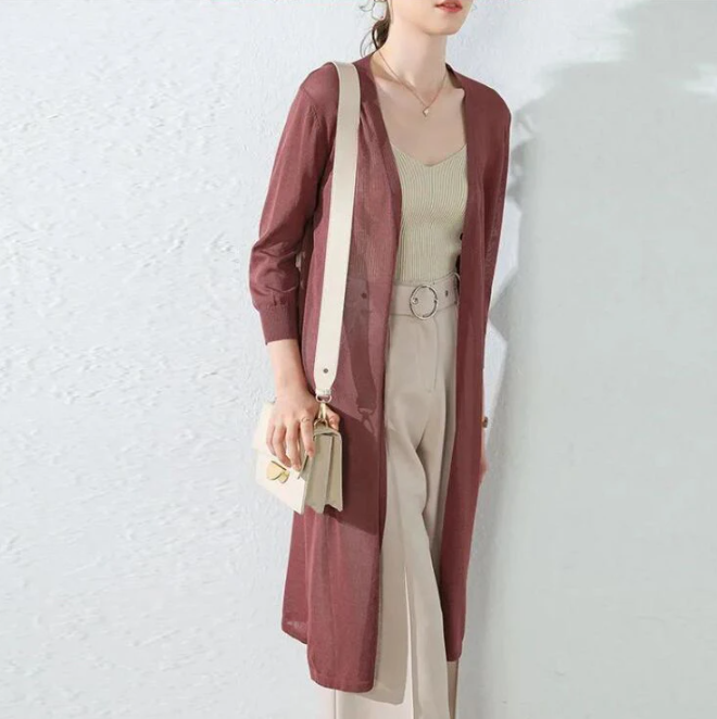 Women's Cardigan Lightweight Spring Knitwear