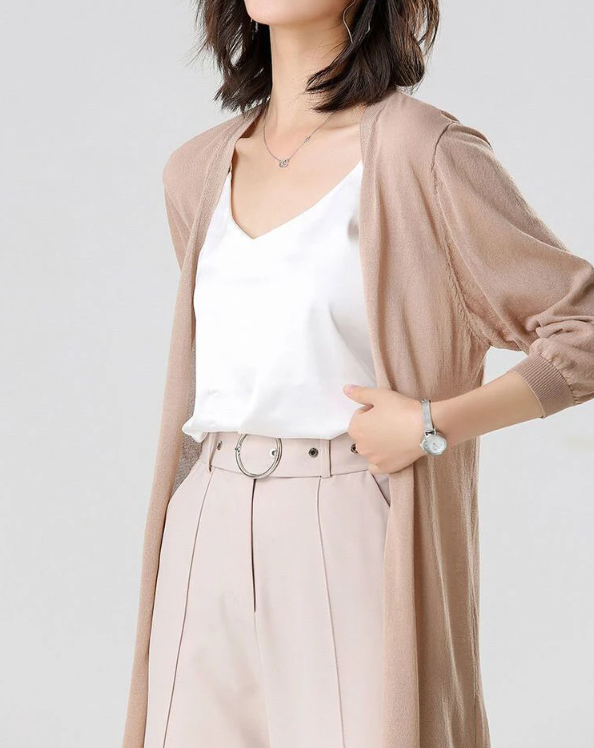 Women's Cardigan Lightweight Spring Knitwear