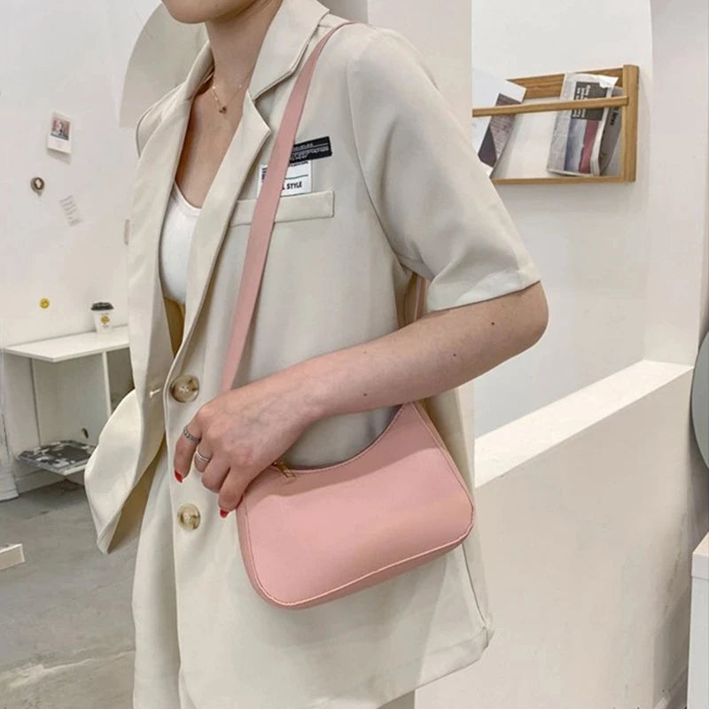 Damenmode Retro Leder Freizeittasche
